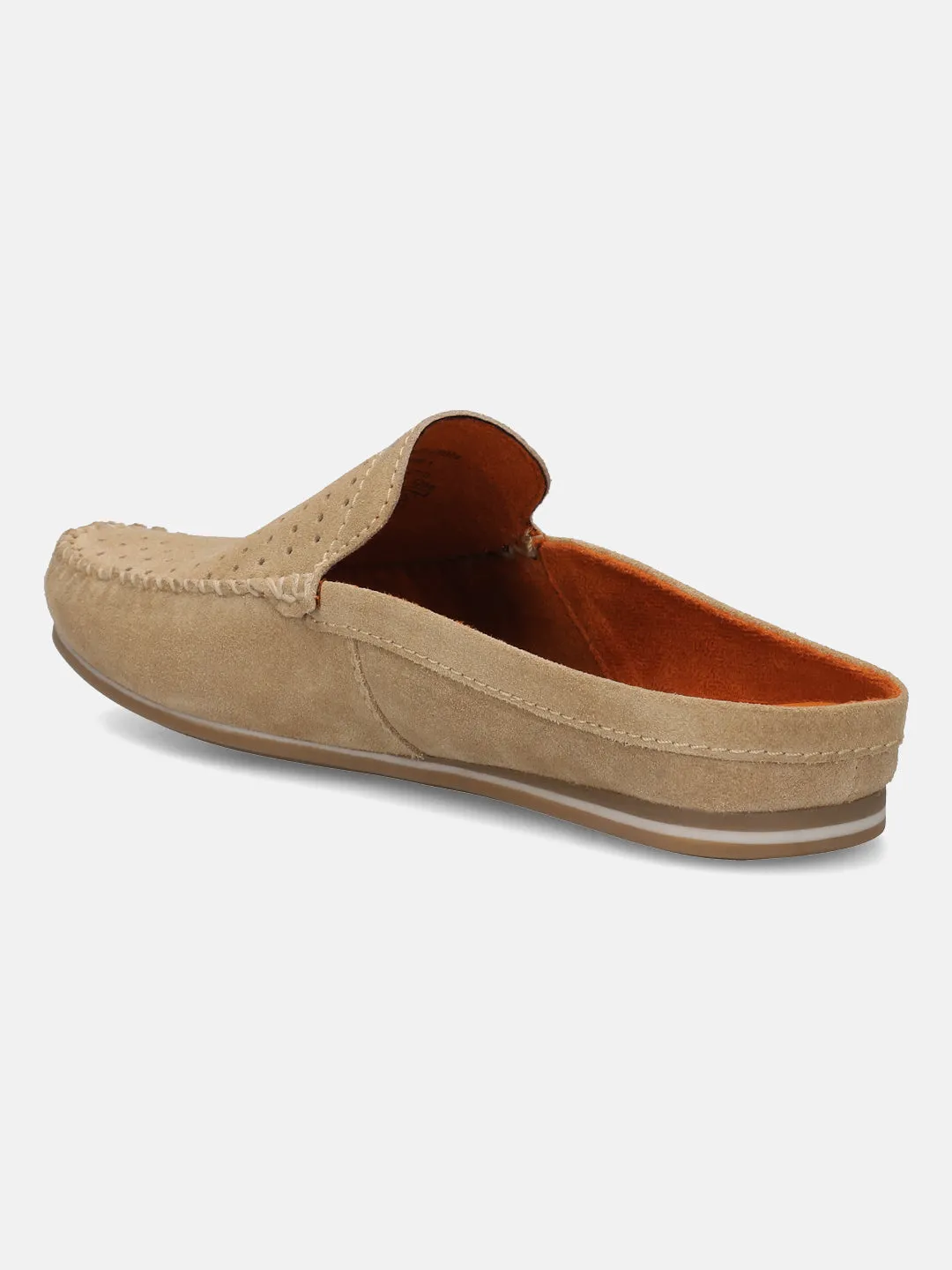 bugatti Beige Premium Leather Slip On