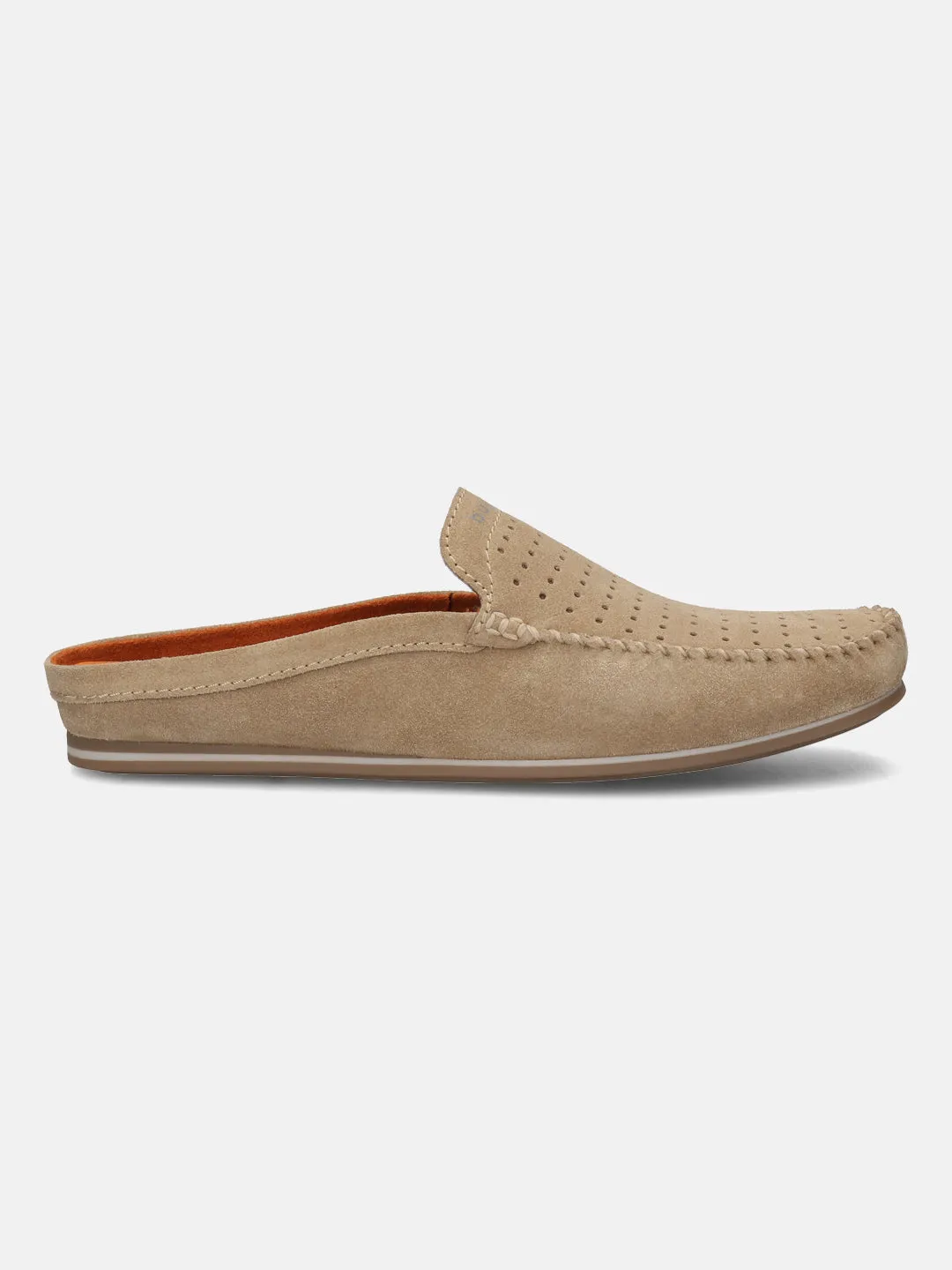 bugatti Beige Premium Leather Slip On