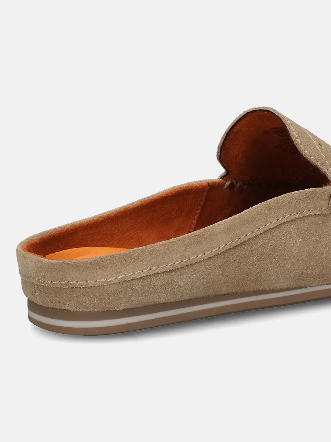 bugatti Beige Premium Leather Slip On