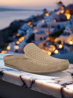 bugatti Beige Premium Leather Slip On