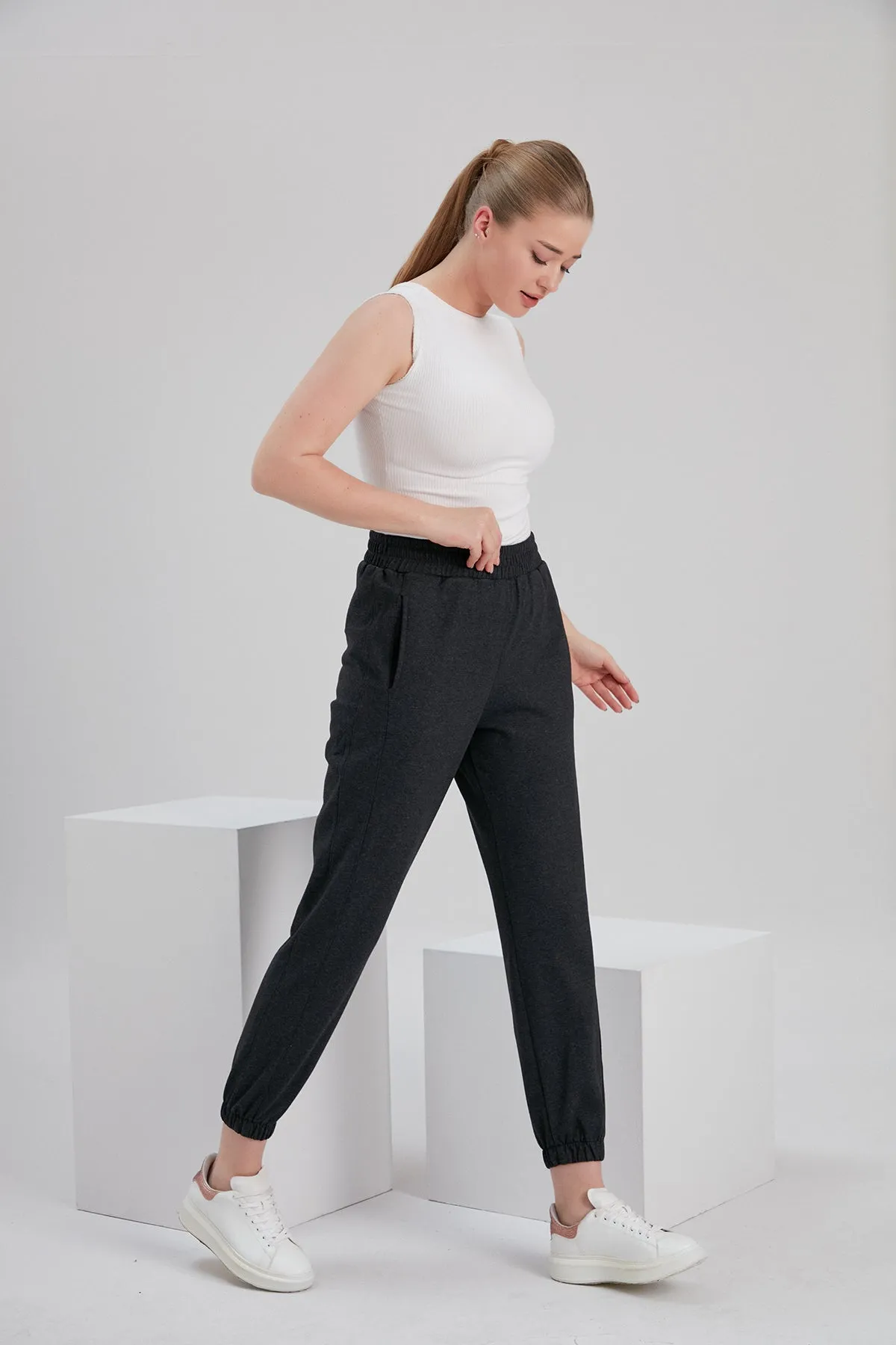 ECO CHARCOAL SWEATPANTS