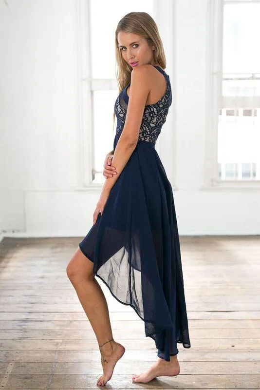 Higher Love Midi Dress (Navy)