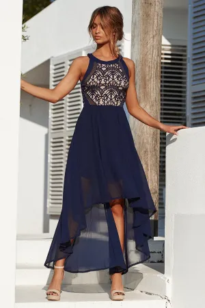 Higher Love Midi Dress (Navy)