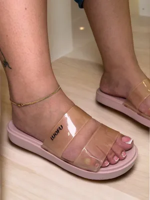 Luofu Blush Shine Slides (GS)