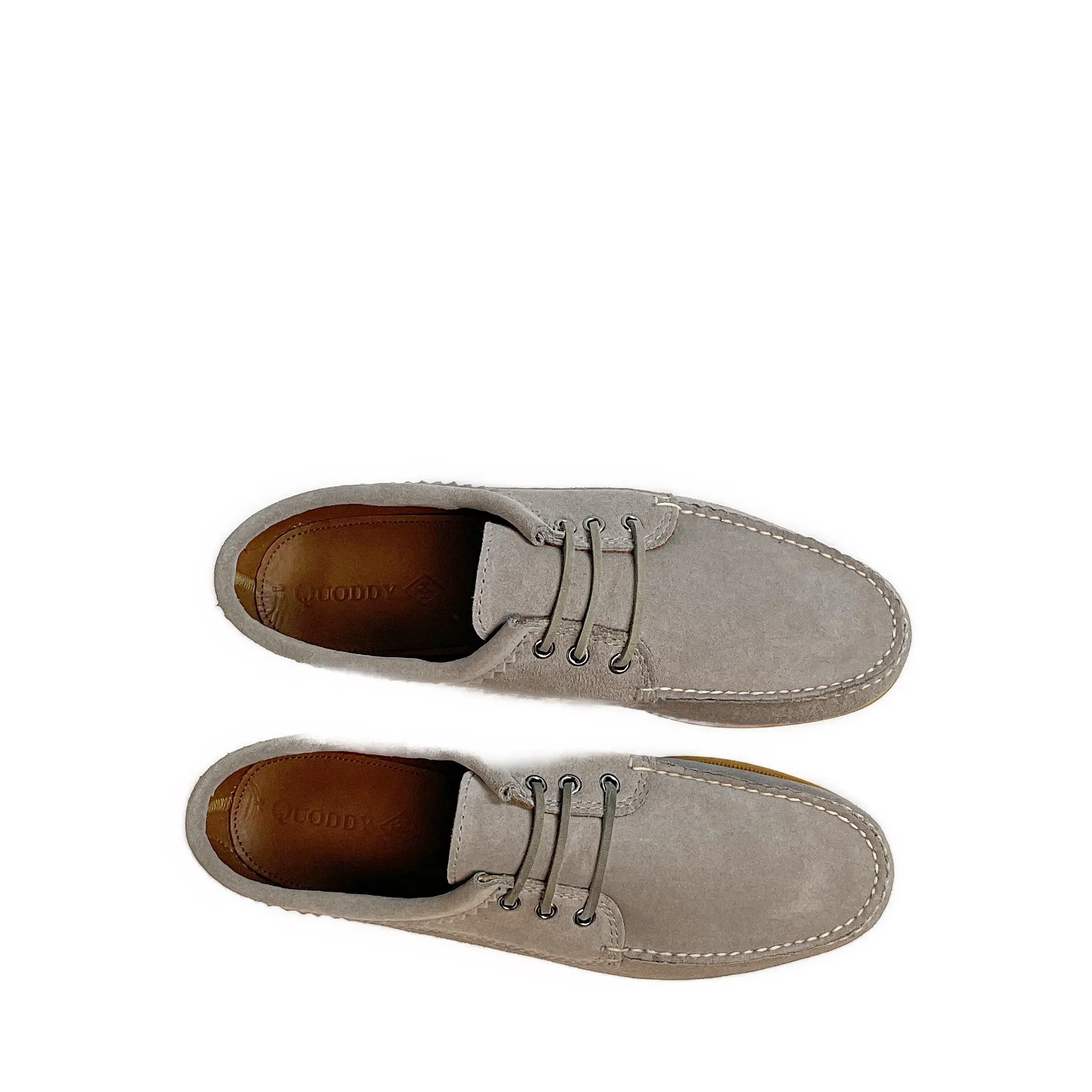 Men’s Blucher Shoe: LE Grey Suede