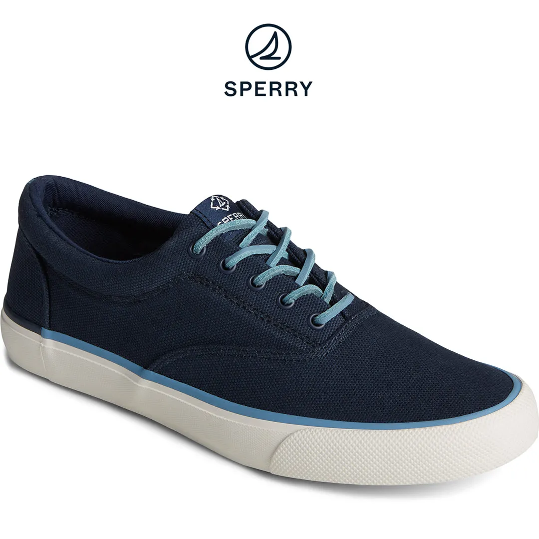 Men's SeaCycled™ Striper II Palm Sneaker Navy (STS25178)