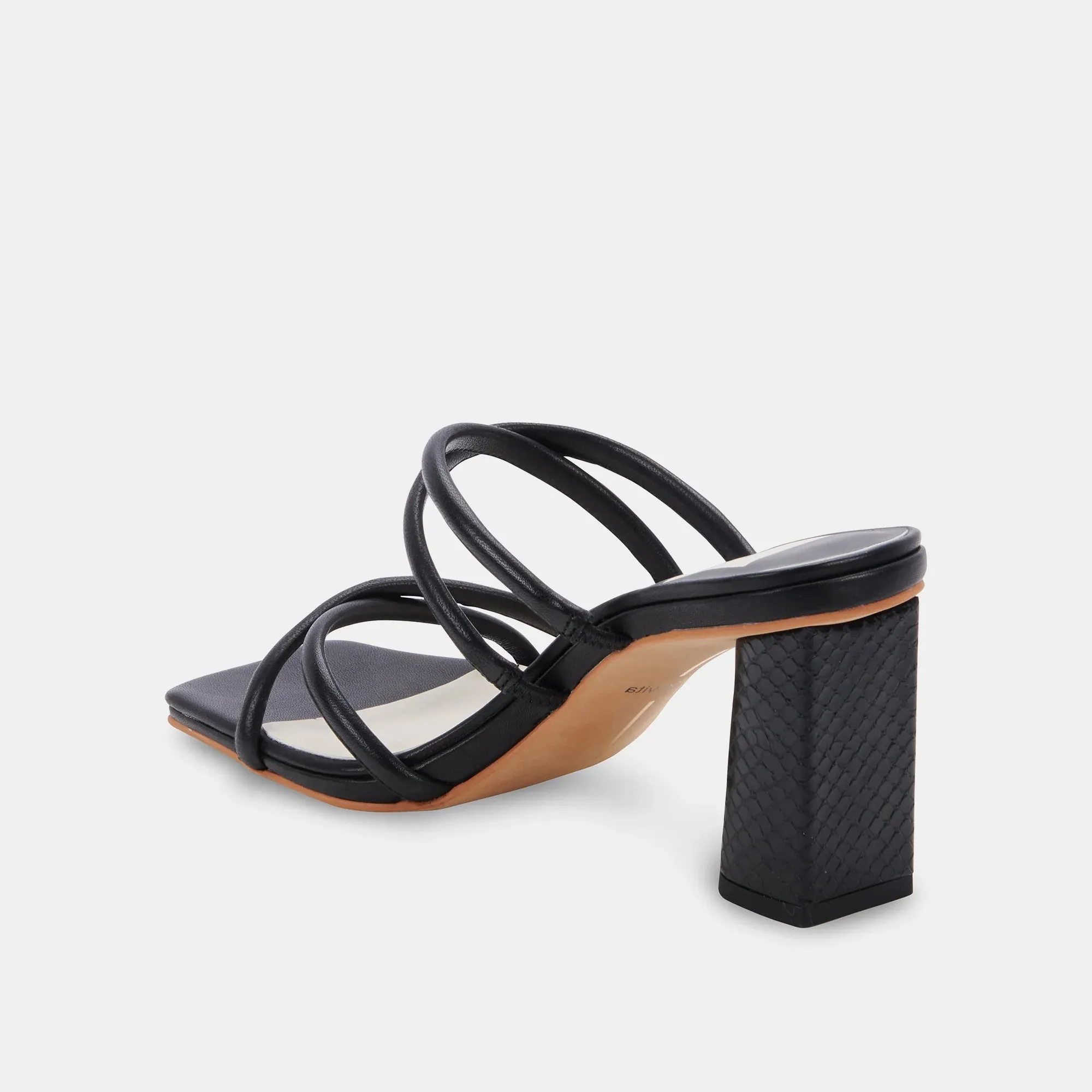 Patsi Heels | Black Leather