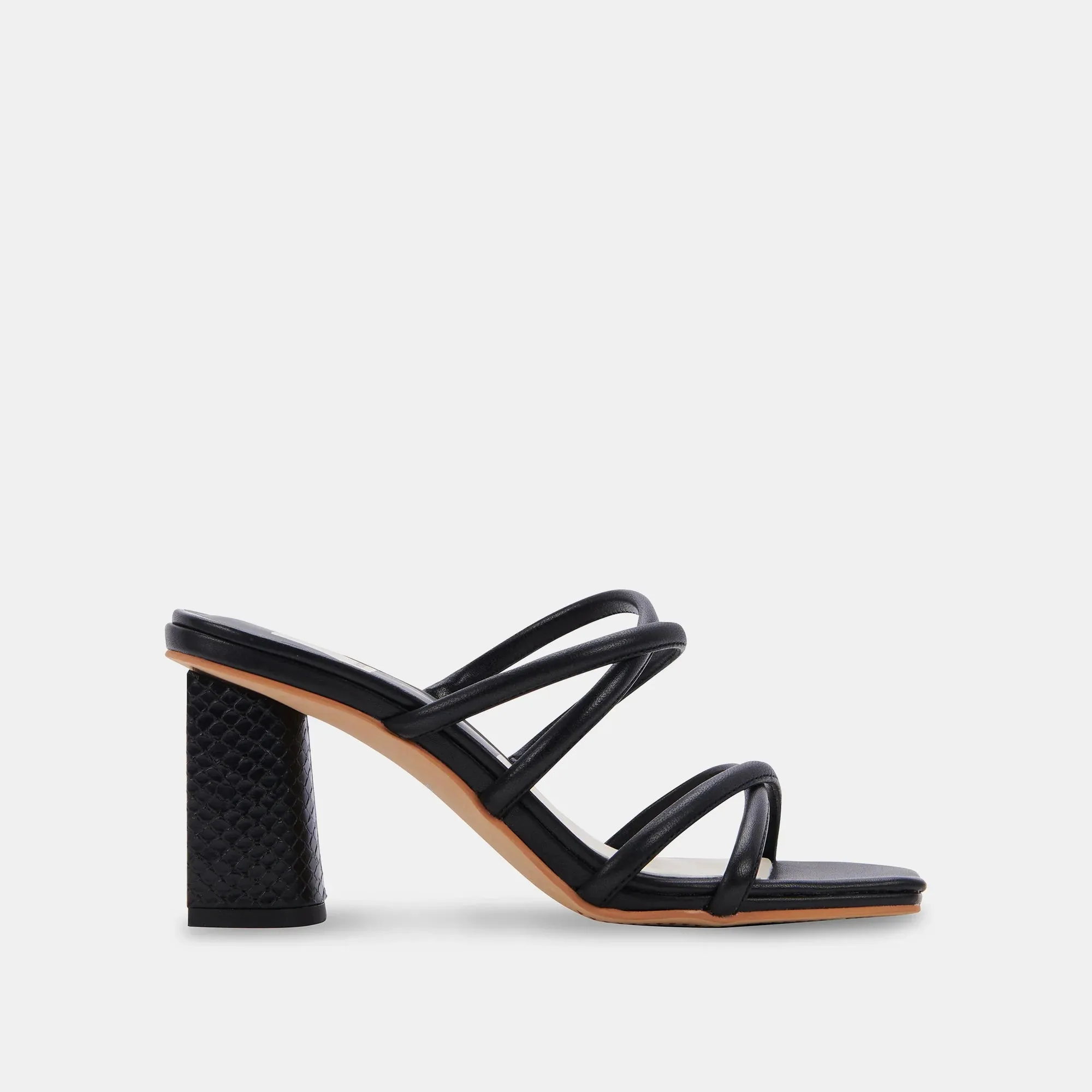 Patsi Heels | Black Leather