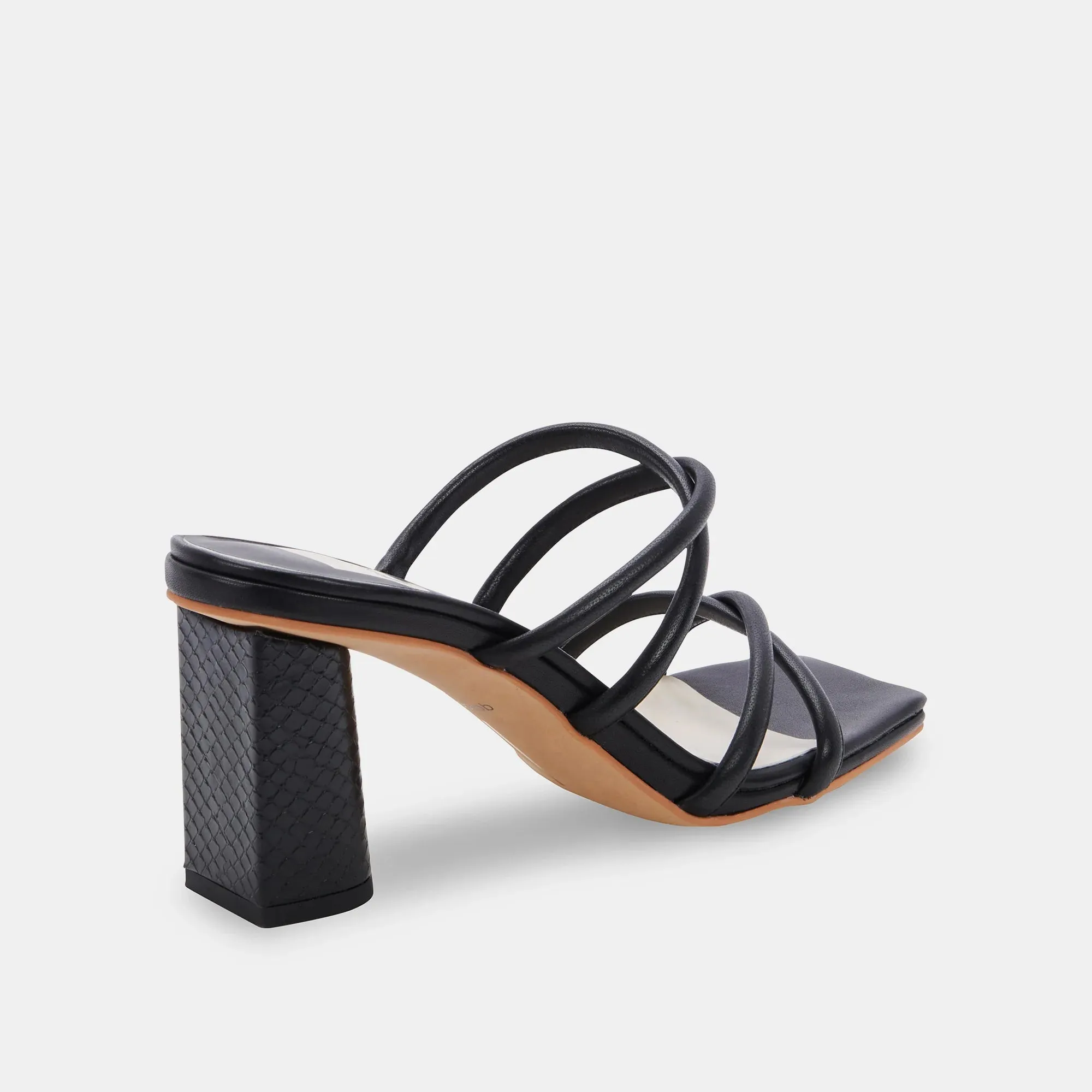 Patsi Heels | Black Leather