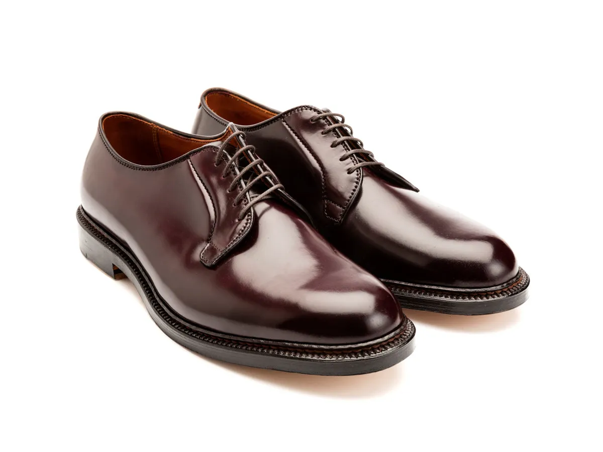 Plain Toe Blucher Color 8 Shell Cordovan