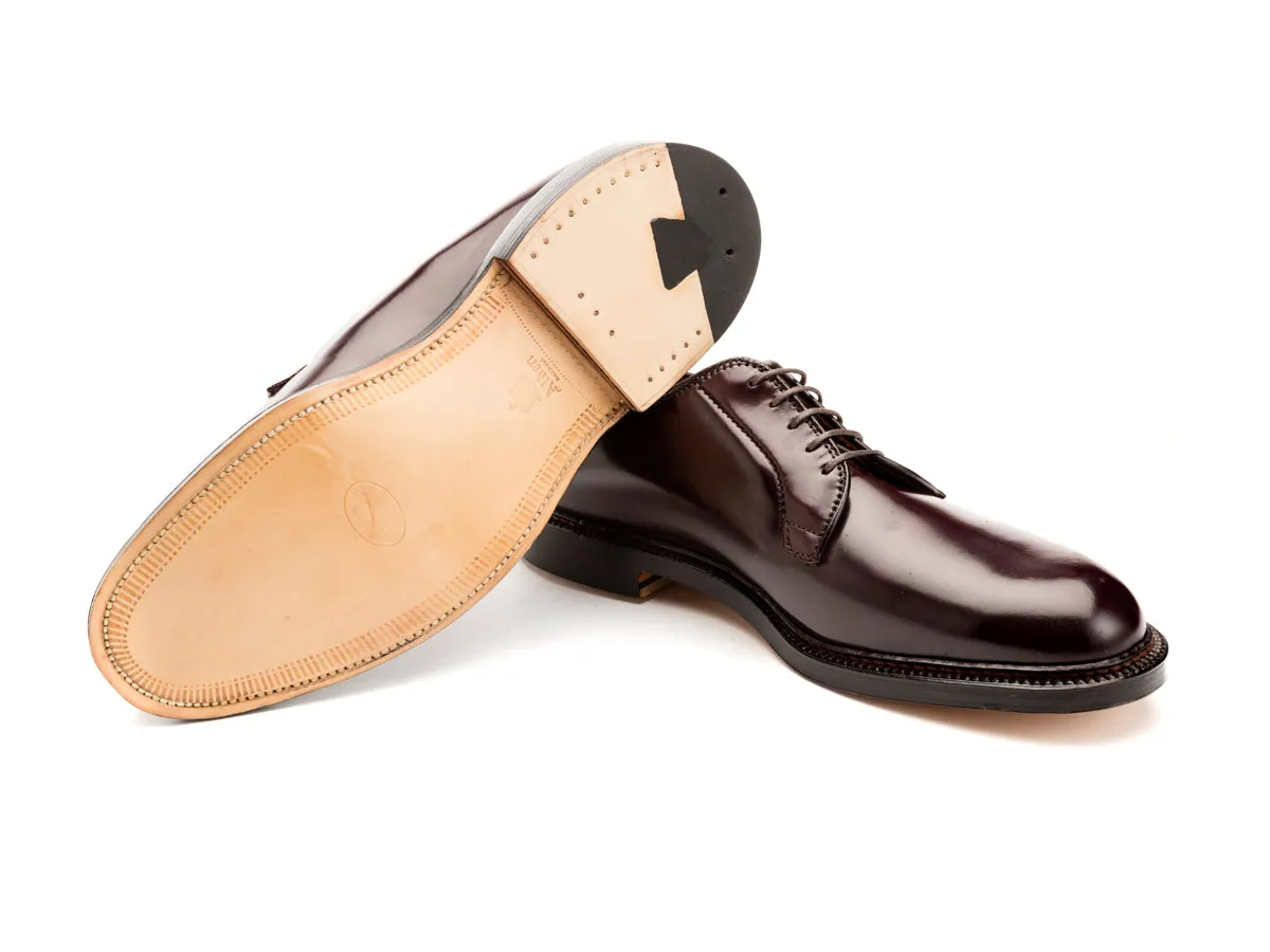 Plain Toe Blucher Color 8 Shell Cordovan