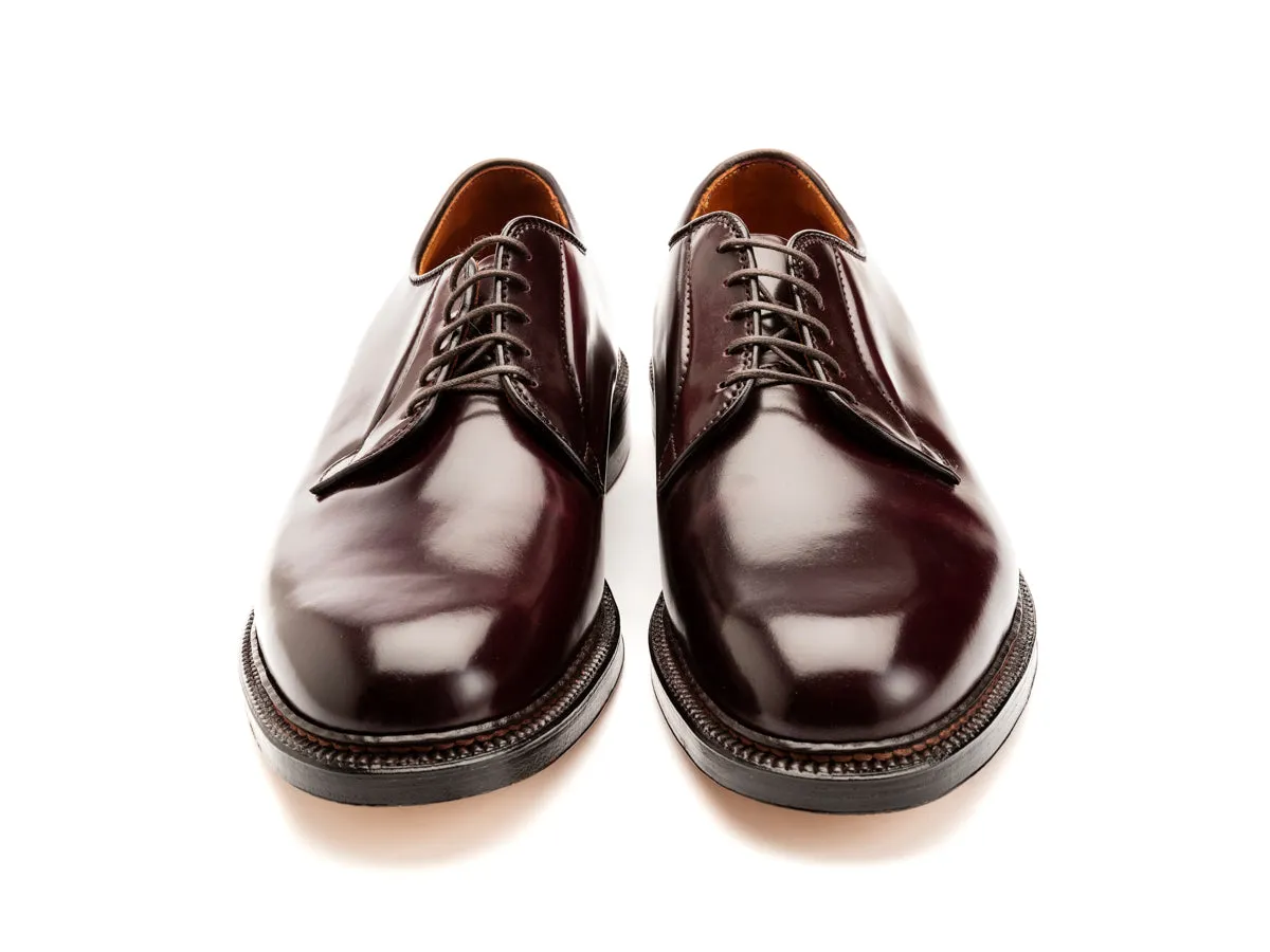 Plain Toe Blucher Color 8 Shell Cordovan