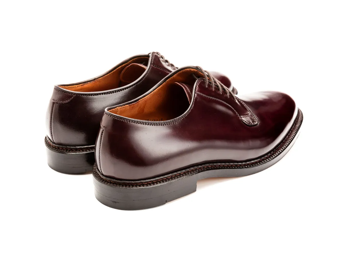 Plain Toe Blucher Color 8 Shell Cordovan