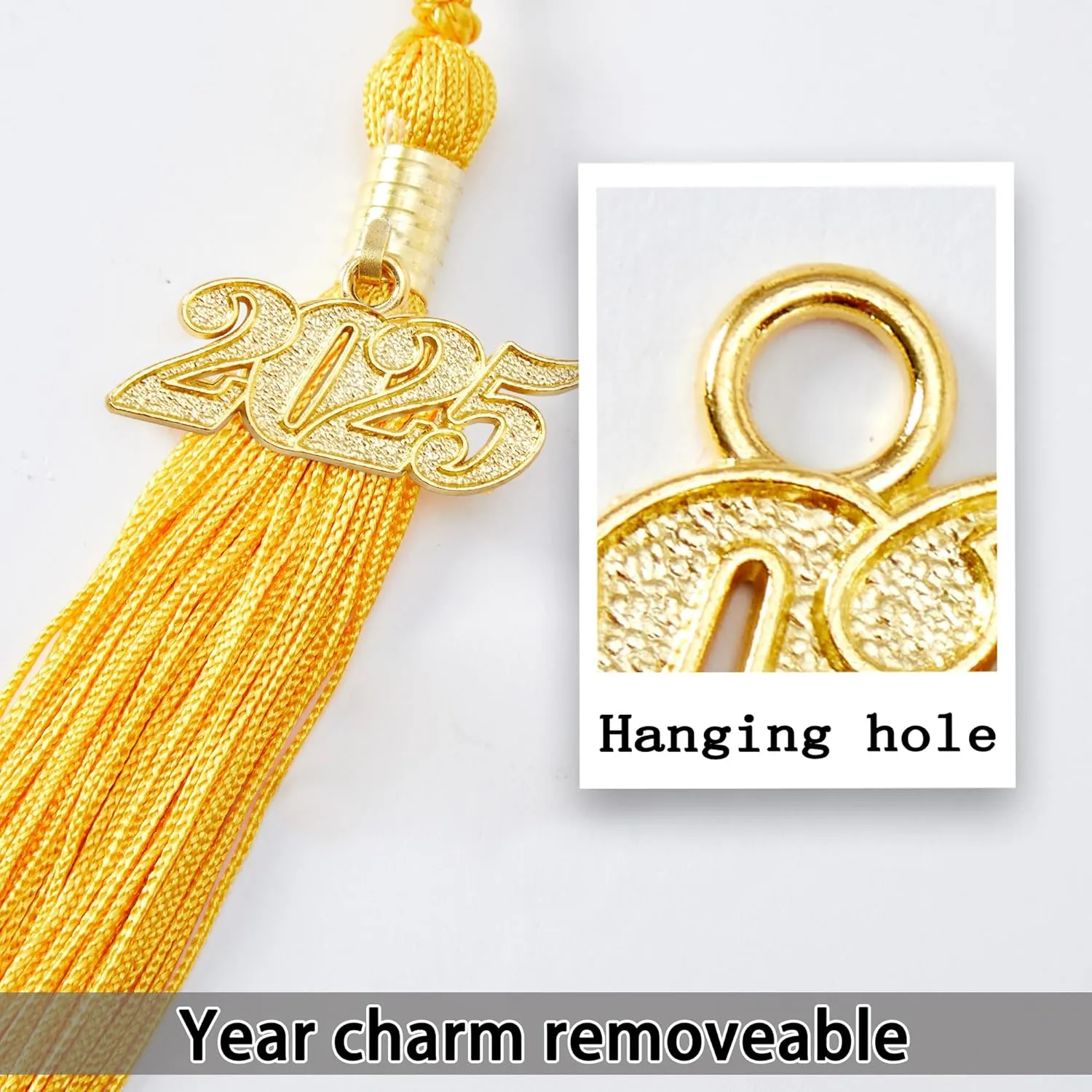 Preschool and Kindergarten Shiny Graduation Cap with 2025 Tassel Charm Rich in Color