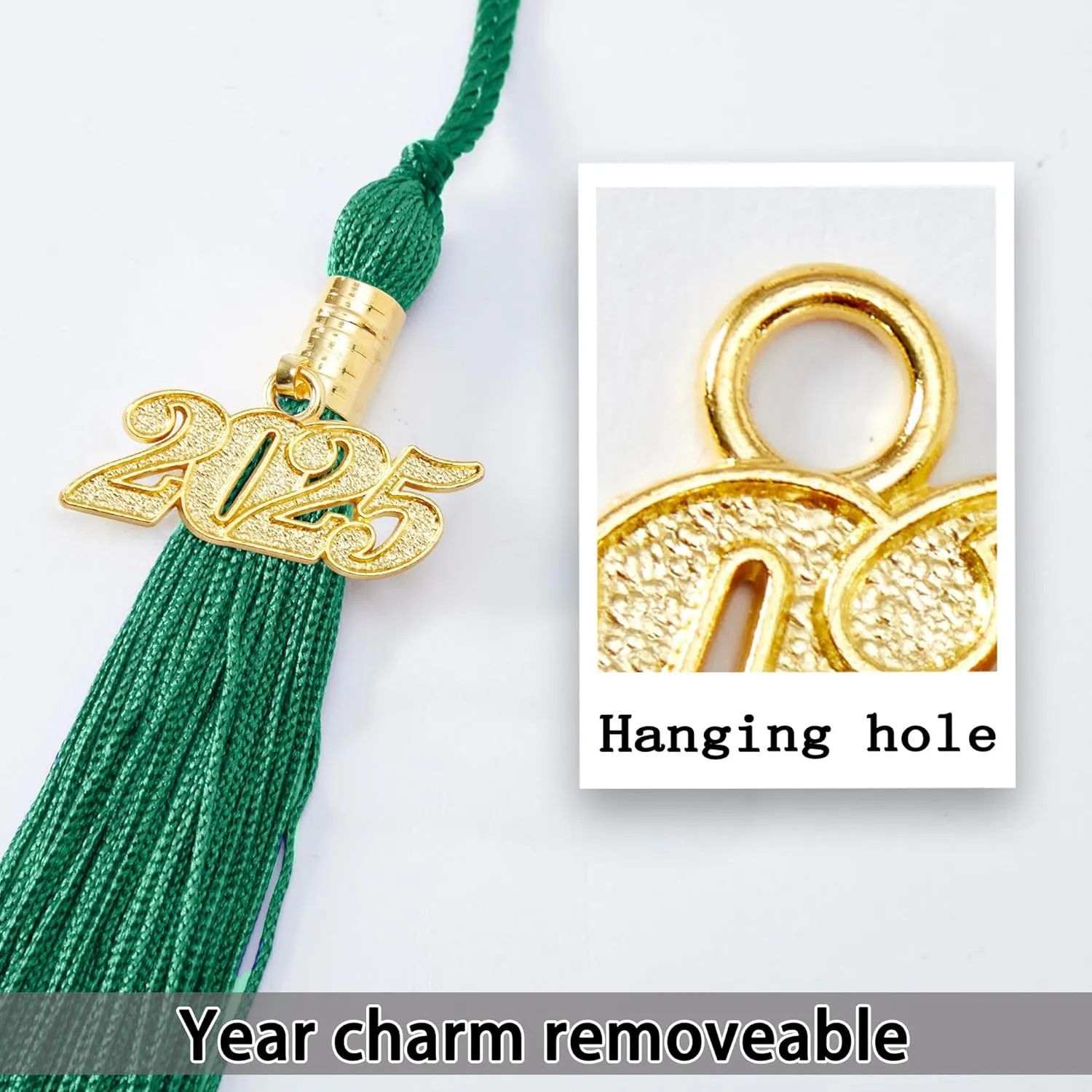 Preschool and Kindergarten Shiny Graduation Cap with 2025 Tassel Charm Rich in Color