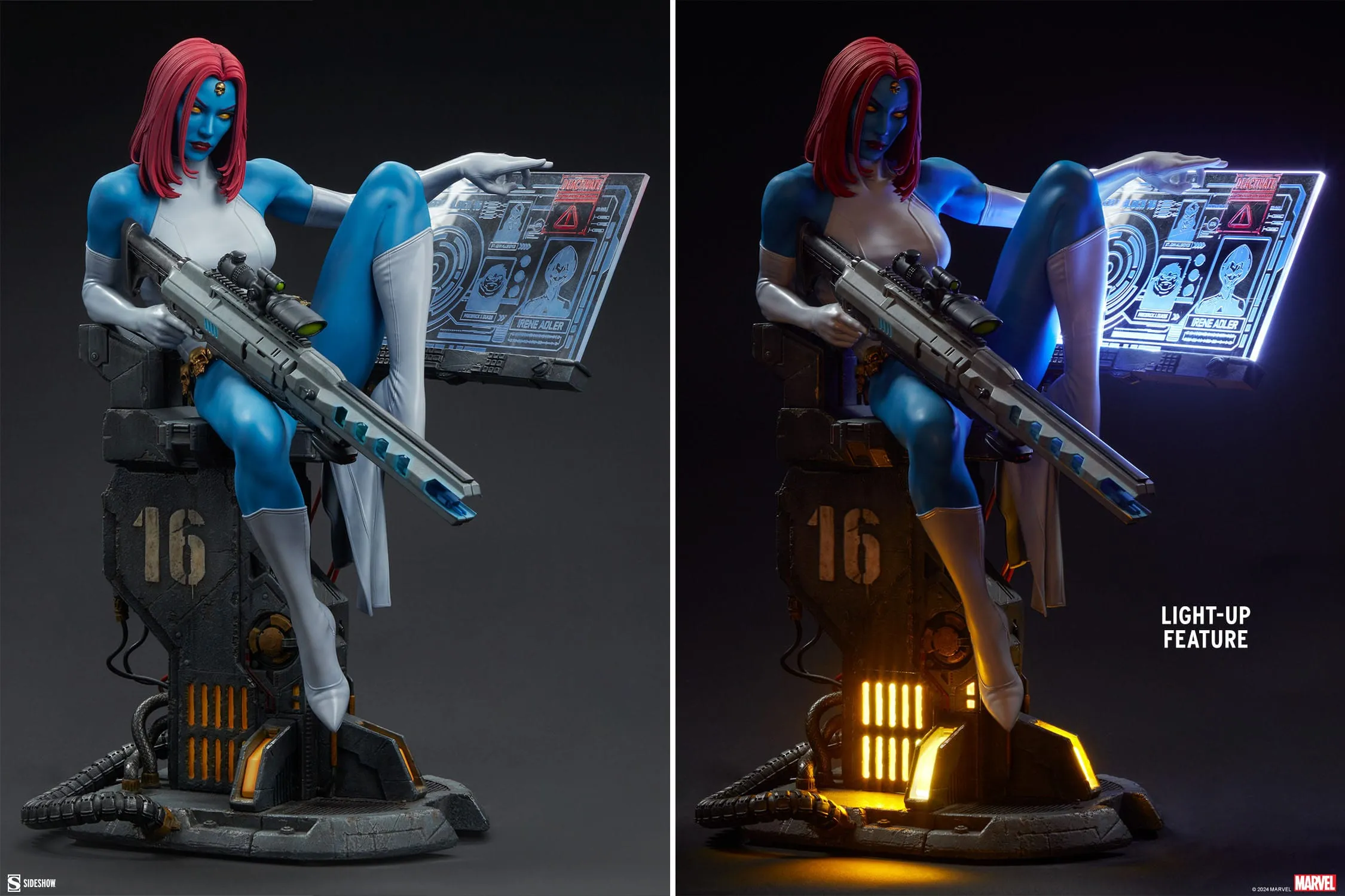 Sideshow Collectibles Marvel Mystique: Freedom and Destiny Premium Format Statue