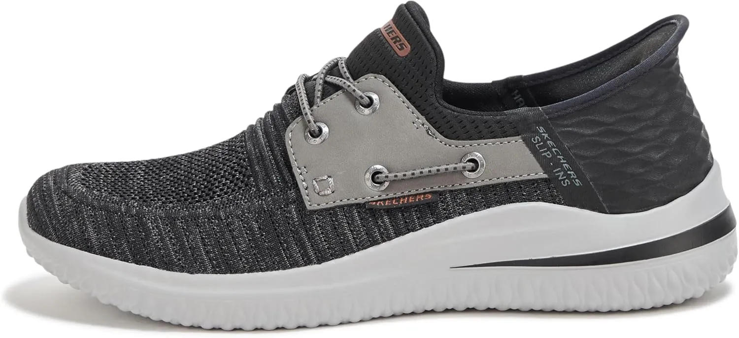 Skechers Men's Delson 3.0-Roth 210606 Low Profile Bungee Lace Slip-Ins