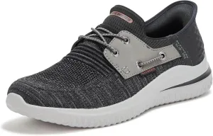 Skechers Men's Delson 3.0-Roth 210606 Low Profile Bungee Lace Slip-Ins
