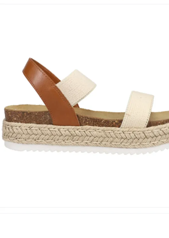 Steve Madden Cross Over Wedge Sandal - FINAL SALE