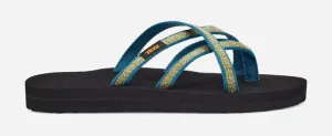 Teva Women's Olowahu Flips- Flower/ Loom Yellow