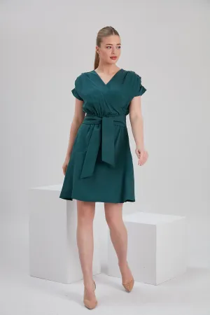 URBANTESS GREEN TENCEL DRESS